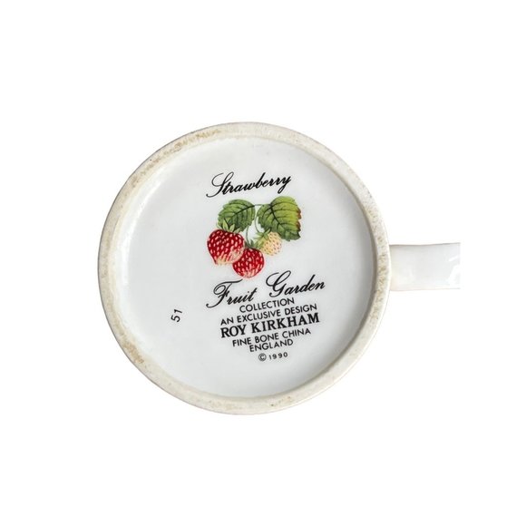 Roy Kirkham Dining 99 Roy Kirkham Bone China Cup Alpine Strawberry